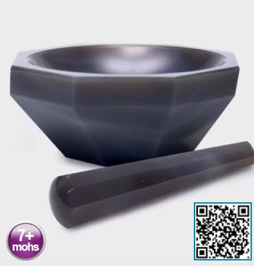 독일제 ISOLAB 마노유발, Agate Mortars